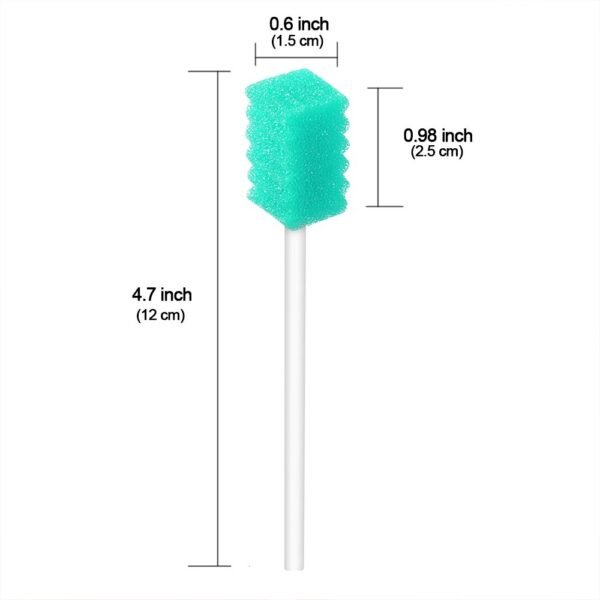 (50 Pack) Disposable Oral Swabs, Sterile - Image 2