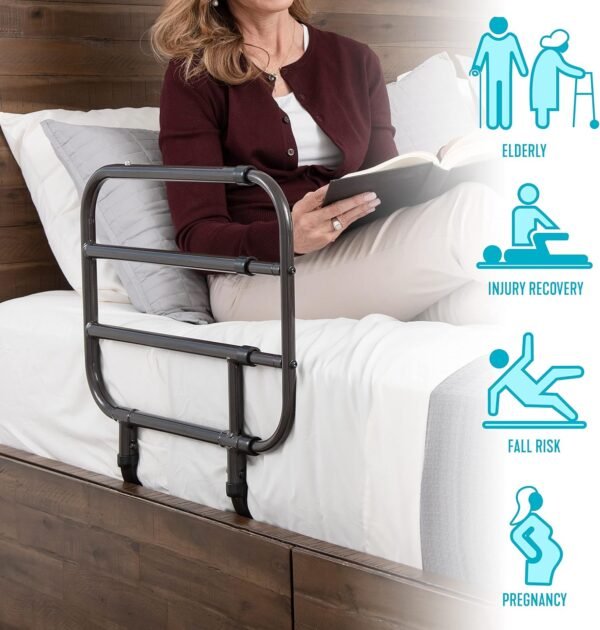 Able Life Bedside Extend-A-Rail, - Image 5