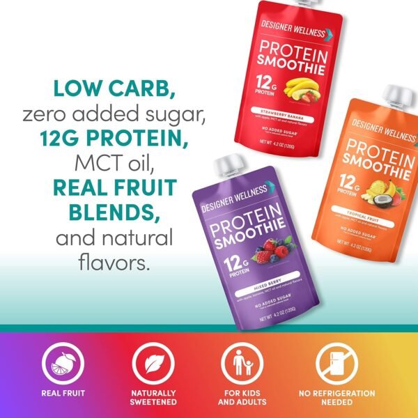 Designer Wellness Protein Smoothie, Real - Image 3