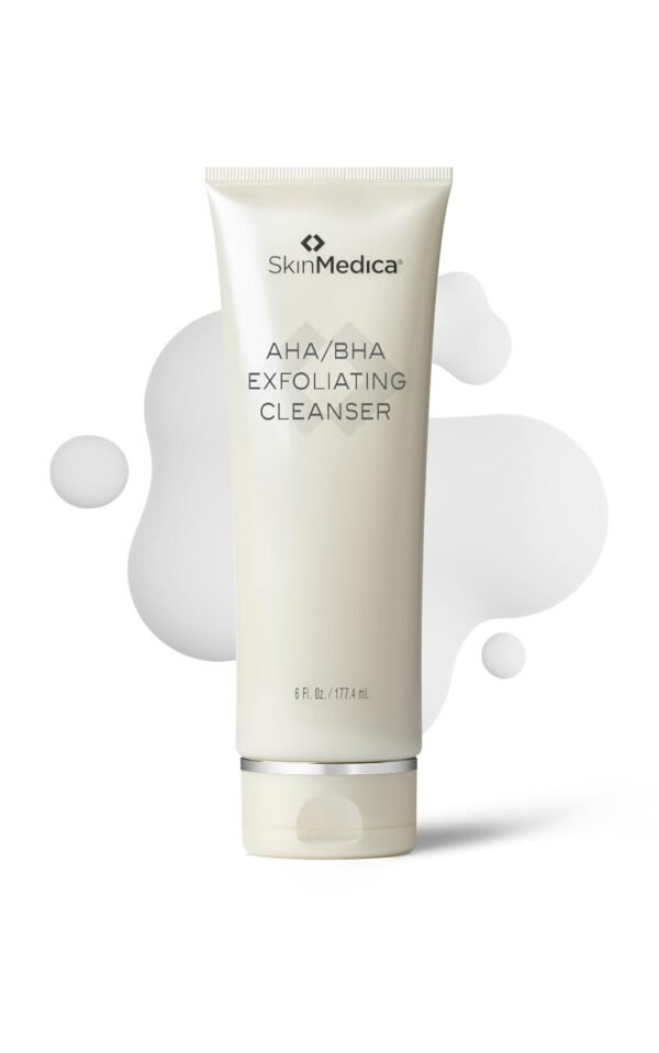 Chemical exfoliating cleansers with AHAs or BHAs