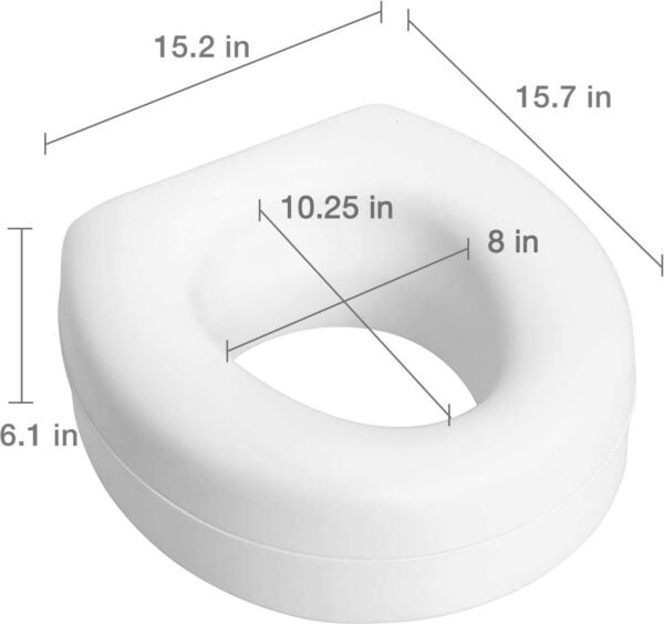 HealthSmart Enhanced Comfort 5" Raised - Image 6