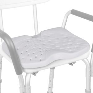 Padded bath seats for elderly comfort