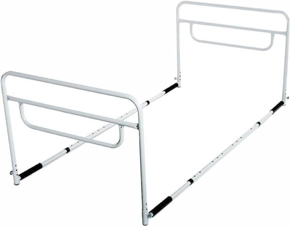 Dual-sided bed safety rails for seniors