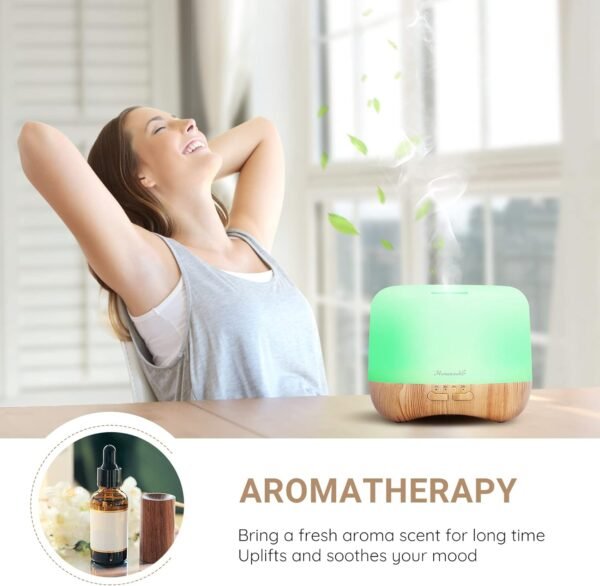 Homeweeks 300ml Essential Oil Diffuser, - Image 3