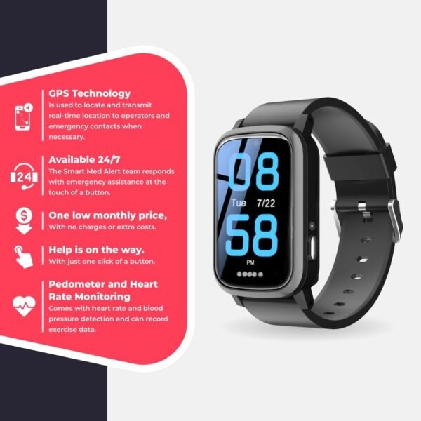 Elderly Cellular Medical Alert Device | - Image 4