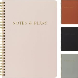 Caregiver planner notebooks for organizing tasks