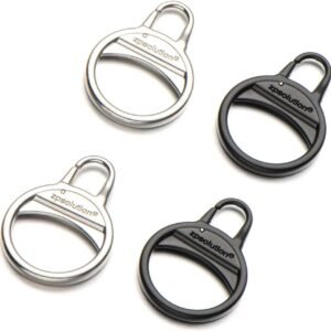 Zipper pulls with large loops for better dexterity