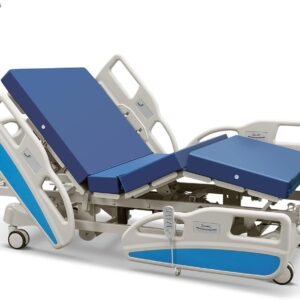 Adjustable hospital beds with electric controls