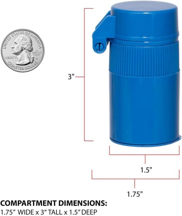 EZY DOSE 3 Compartment Pill Crusher, Cut - Image 2