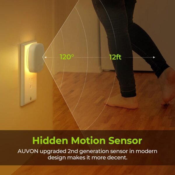 AUVON Plug-in LED Backlit Night Light - Image 4