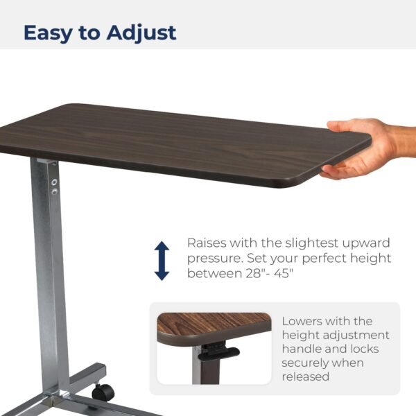 Drive Medical 13003 Non Tilt Top Overbed - Image 7