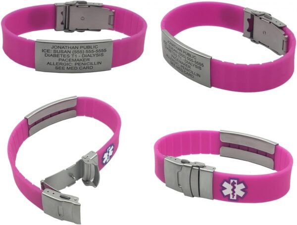 Medical alert bracelets for emergency access