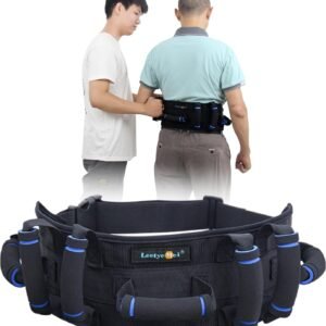 Gait belts with handles for patient transfer