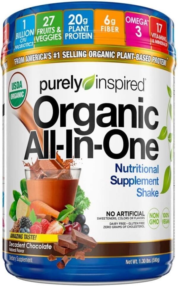 Meal replacement powders with vitamins and minerals