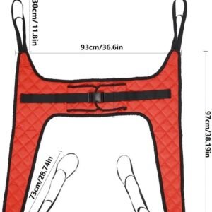 Toileting transfer slings for seniors