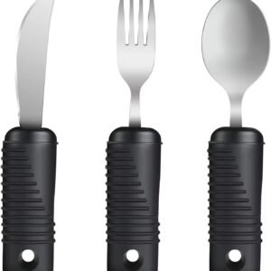 Built-up handle utensils for easier grip