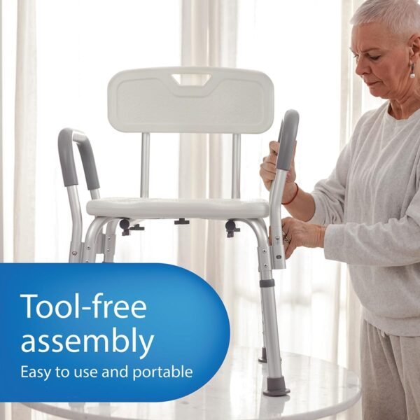 Medline Shower Chair Seat with Padded - Image 6