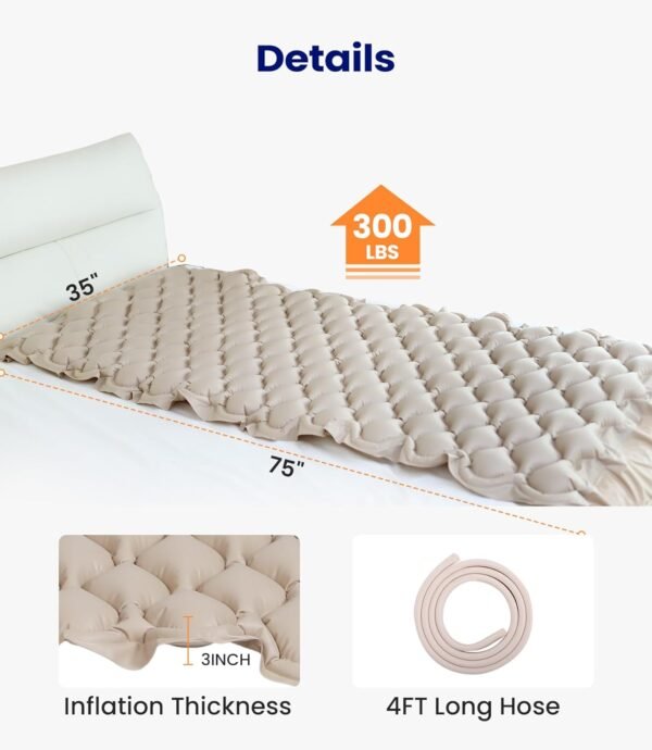 Alternating Air Pressure Mattress Pad, - Image 6