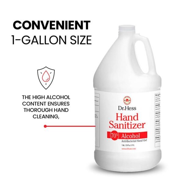 Hand Sanitizer Gel, 70% Alcohol, - Image 4