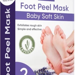 Foot peel masks for smoother feet