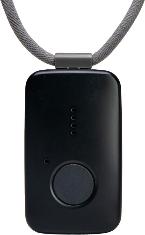 Medical alert necklace with emergency button