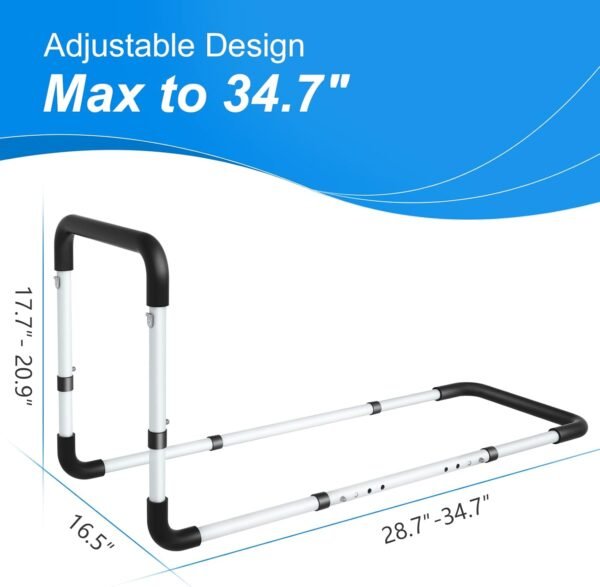 Bed Rails for Elderly Adults - Bed - Image 2