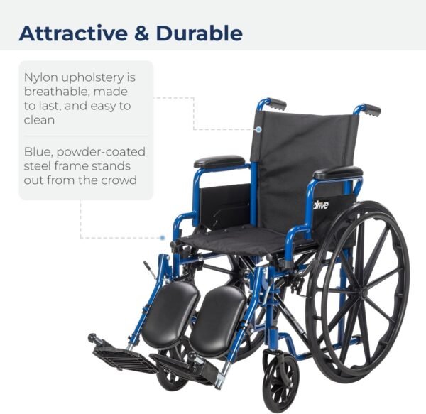 Drive Medical BLS18FBD-ELR Blue Streak - Image 8
