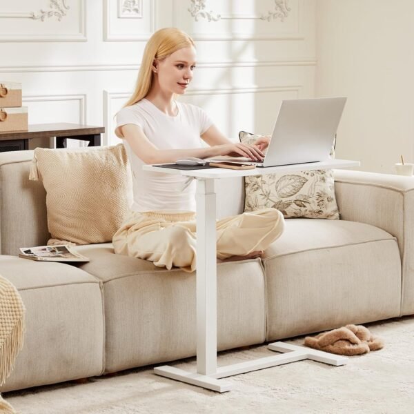 Sweetcrispy Overbed Bedside Table with - Image 2