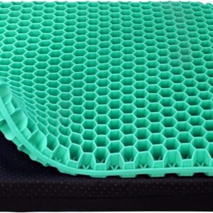 Gel seat cushions with non-slip bottom for stability