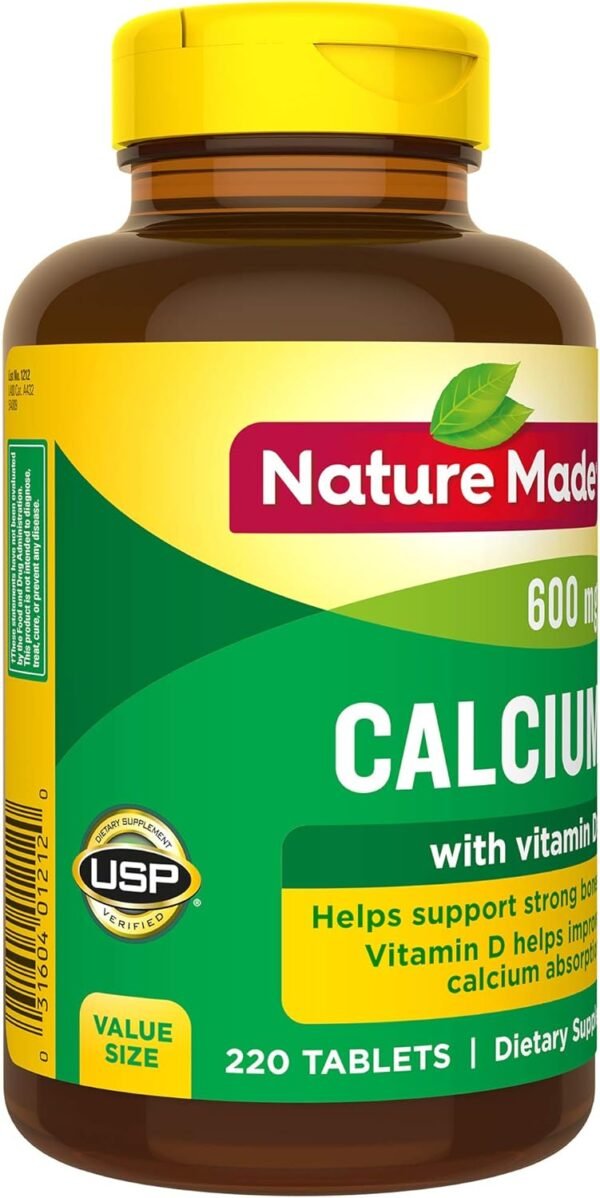 Nature Made Calcium 600 mg with Vitamin - Image 10