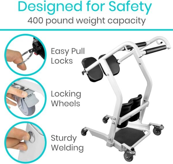 Vive Mobility Sit to Stand Lift Patient - Image 3