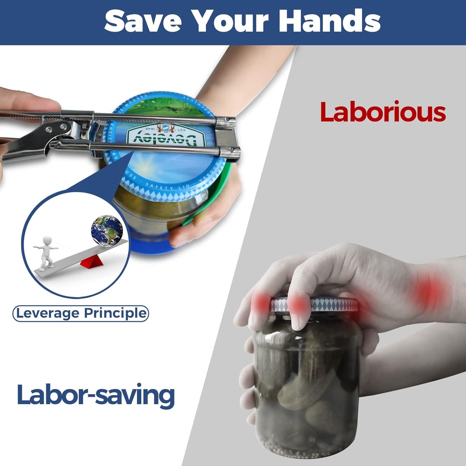 Jar Openers for Seniors, 2 Pcs Non Slip - Image 5