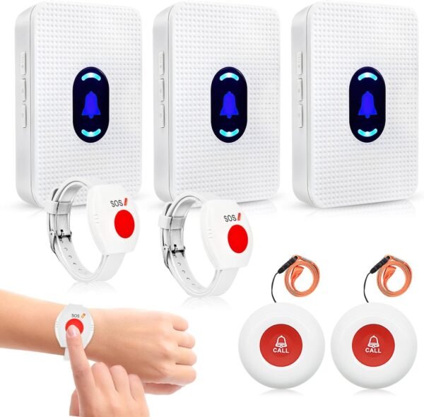 Wearable panic button for seniors
