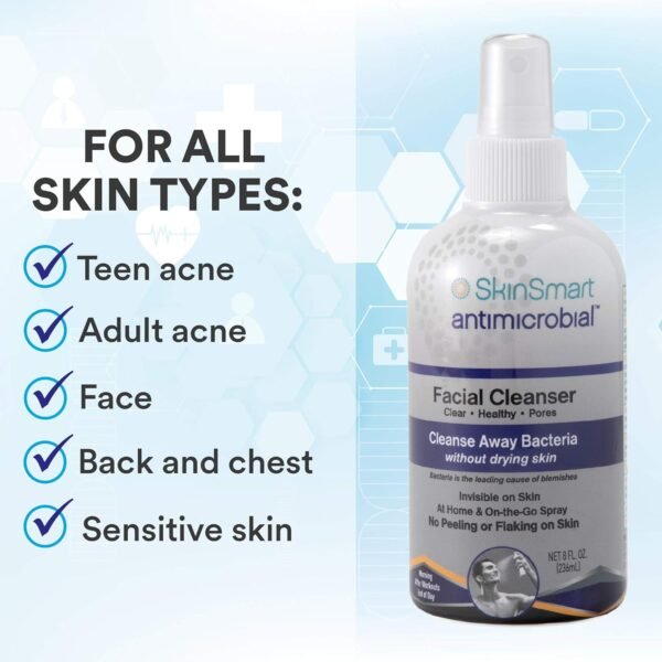SkinSmart Facial Cleanser for Acne, - Image 3