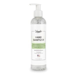 Clear gel hand sanitizers for clean application