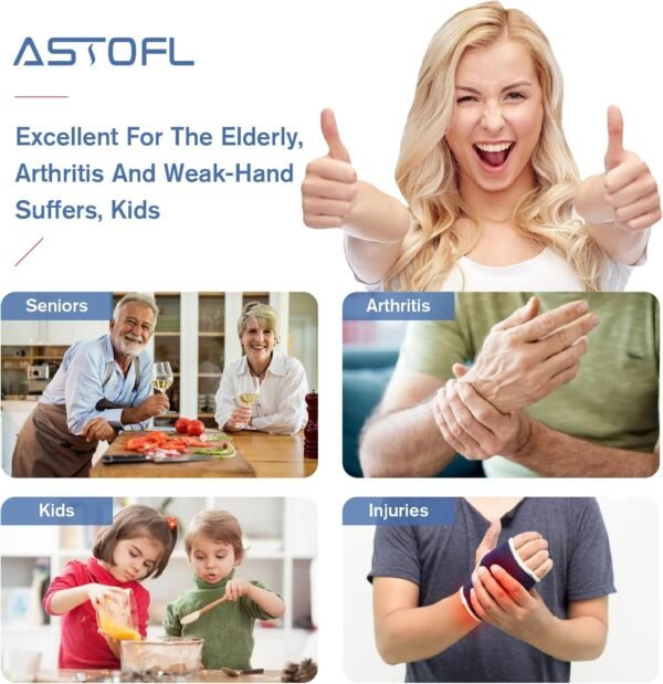 Astofli 5 Pack Bottle Opener Jar Opener - Image 3