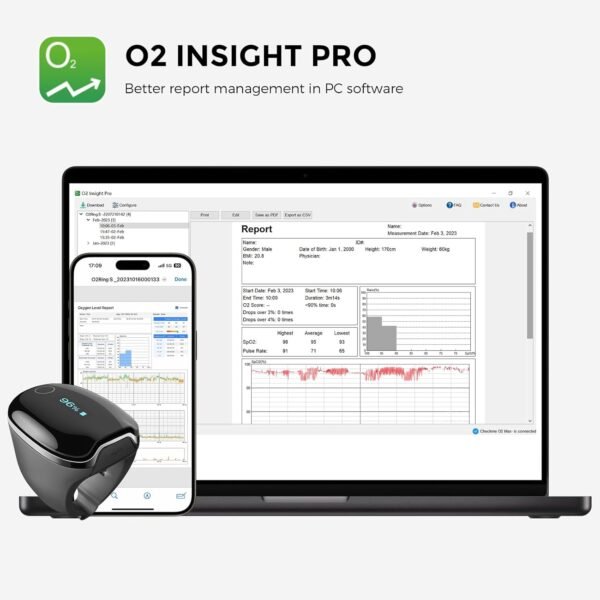 Wellue O2Ring-S Oxygen Monitor with - Image 7