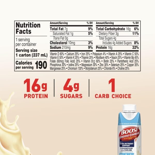 Boost Nutritional Drinks Glucose Control - Image 2