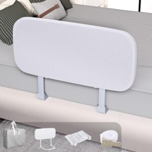 Compact fold-down bed rails for small spaces