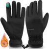 Warm touchscreen gloves for winter