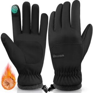 Warm touchscreen gloves for winter