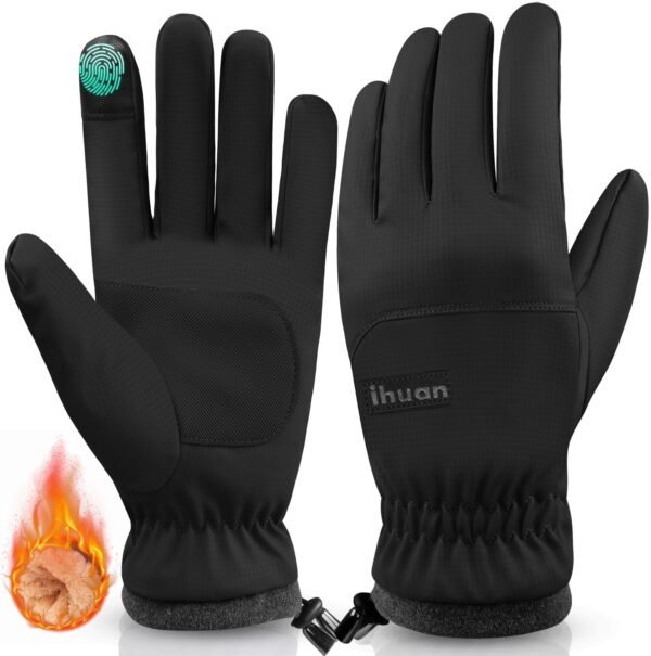 Warm touchscreen gloves for winter