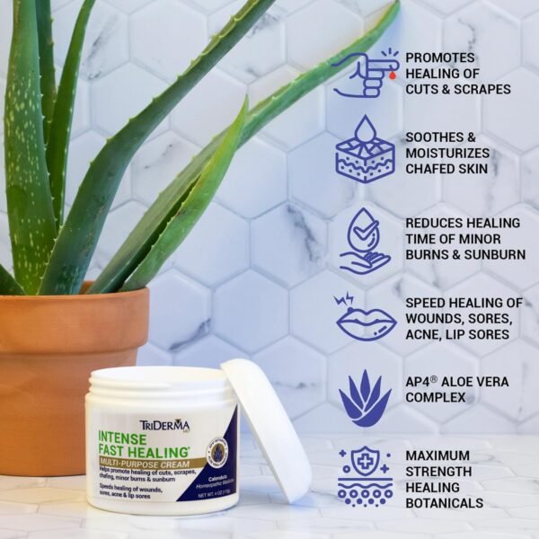 TriDerma Intense Fast Healing Cream, - Image 4
