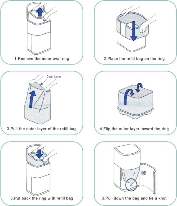 Diaper Disposal Liners, Adult Diaper - Image 3