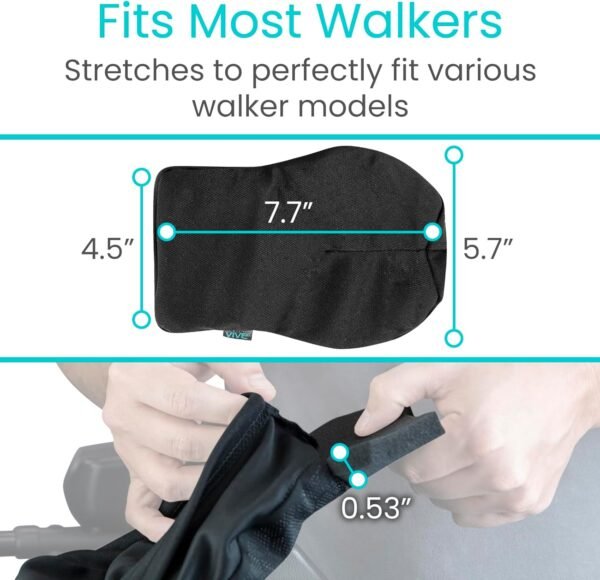Vive Upright Walker Forearm Pads For - Image 2