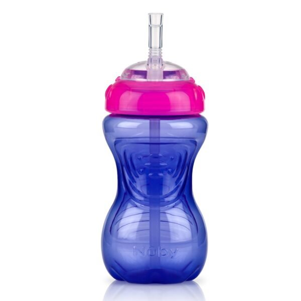 Nuby No-Spill Soft Straw Easy Grip Sippy - Image 5