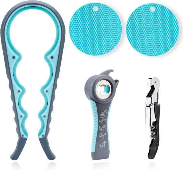 Ergonomic bottle openers for easy grip