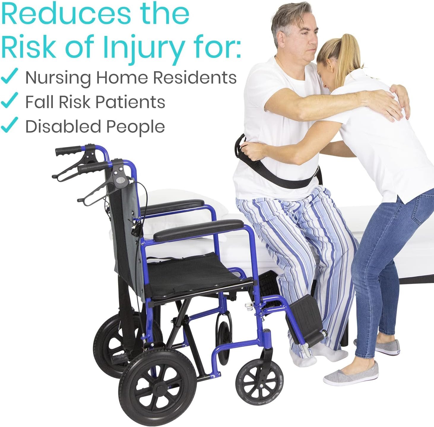 Vive Gait Belt (300lbs) Transfer Belt - Image 3