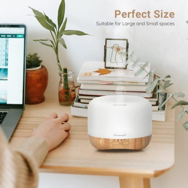 Homeweeks 300ml Essential Oil Diffuser, - Image 4