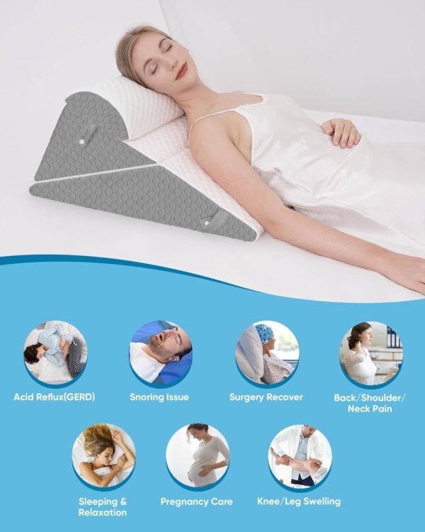 Forias Wedge Pillows Set for Sleeping - Image 4